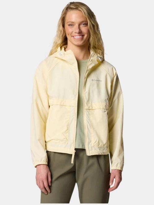 Columbia Spire Valley Windbreaker női széldzseki sárga színben 3