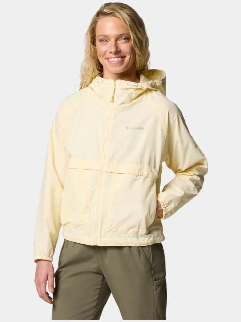 Columbia Spire Valley Windbreaker női széldzseki sárga színben 4