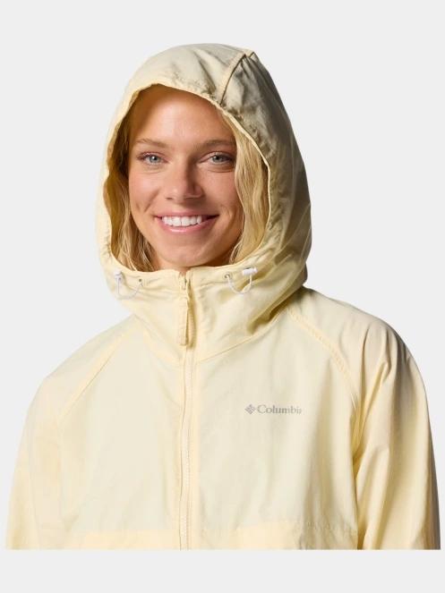 Columbia Spire Valley Windbreaker női széldzseki sárga színben 6