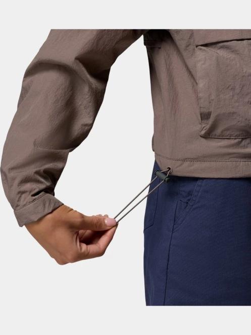 Columbia Paracutie Cropped Cargo Windbreaker női széldzseki barna színben 7