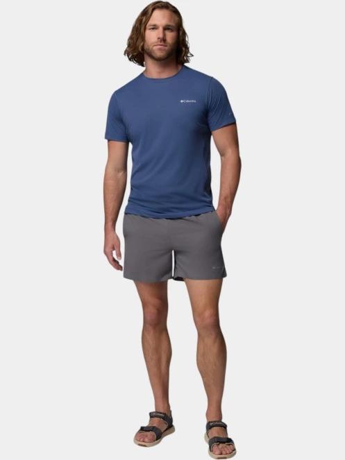 Columbia Zero Rules Light Short Sleeve Crew férfi rövid ujjú sport póló kék színben 5