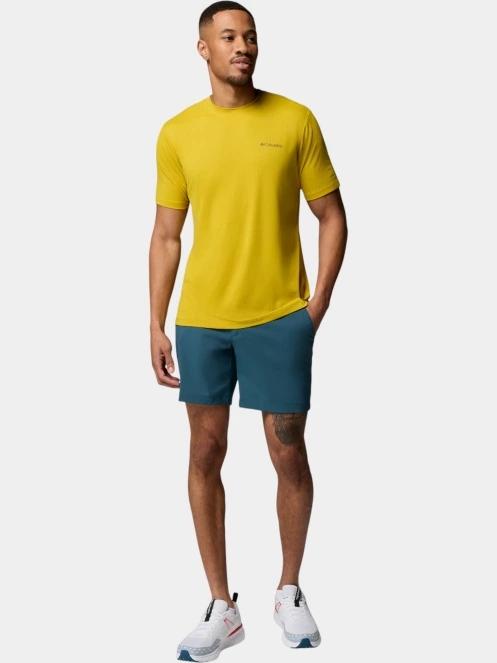 Columbia Tech Trail Utility Short Sleeve Crew férfi rövid ujjú sport póló oliva színben 5