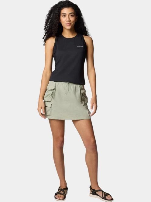 Columbia Elevated View Cargo Skort női skort zöld színben 5