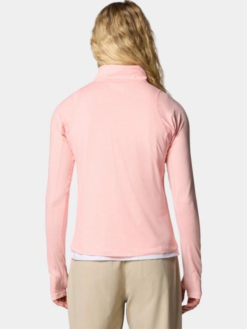 Columbia Weekend Ascent Half Zip női hosszú ujjú sport póló rózsaszín színben 4