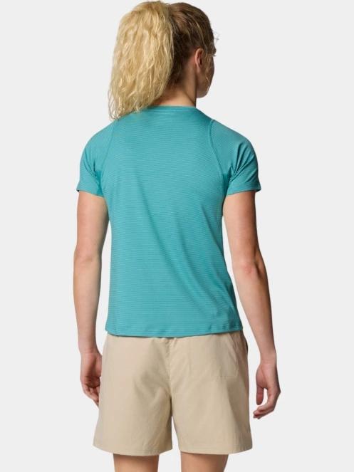Columbia Weekend Ascent Short Sleeve Shirt női rövid ujjú sport póló zöld színben 4