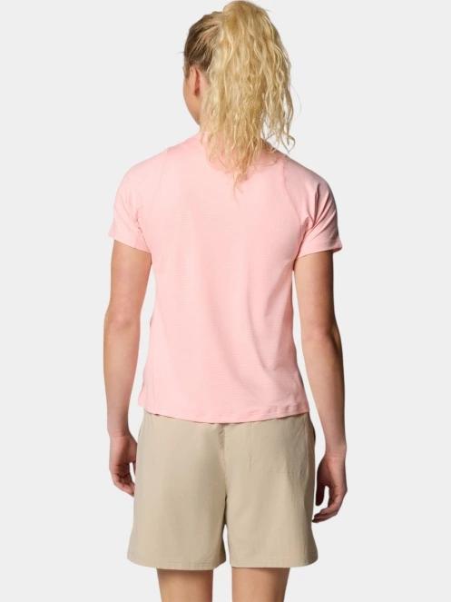 Columbia Weekend Ascent Short Sleeve Shirt női rövid ujjú sport póló rózsaszín színben 4