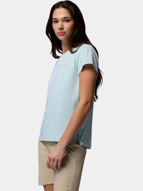 Columbia Bluevista Hill Short Sleeve Crew női rövid ujjú sport póló világoskék színben 3