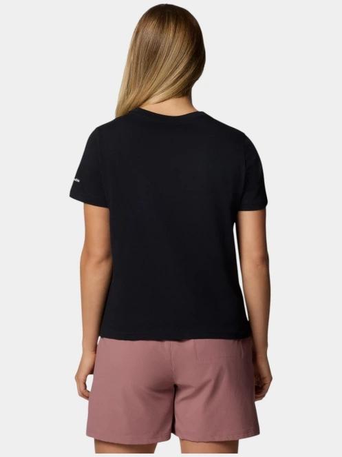 Columbia Rolling Bend Graphic Short Sleeve Shirt női rövid ujjú póló fekete színben 5