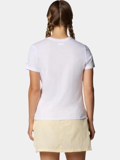 Columbia Ruby Springs Graphic Fitted Short Sleeve Shirt női rövid ujjú póló fehér színben 4