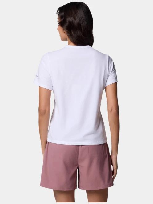 Columbia Sun Trek Graphic Short Sleeve III női rövid ujjú sport póló fehér színben 5