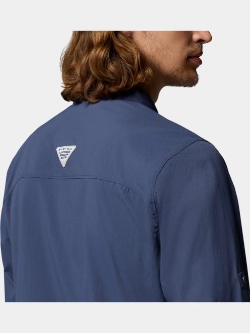 Columbia Wild Cast Long Sleeve Shirt férfi hosszú ujjú ing sötétkék színben 10