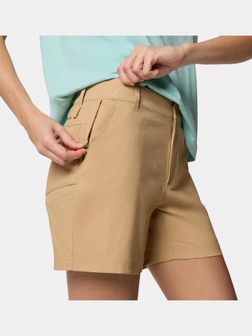 Columbia Leslie Falls Short II női túra rövidnadrág homok színben 7