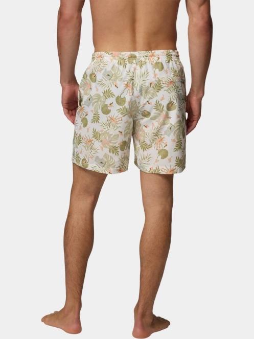Columbia PFG Rambler Printed Water Short férfi fürdőnadrág zöld színben 4