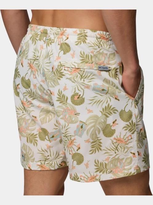 Columbia PFG Rambler Printed Water Short férfi fürdőnadrág zöld színben 7