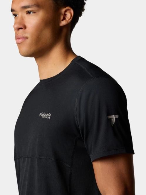 Columbia Cirque River Pro Short Sleeve Crew férfi rövid ujjú sport póló fekete színben 7