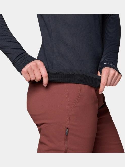 Mountain Hardwear Crater Lake Heavyweight Long Sleeve Half Zip női polár pulóver fekete színben 5