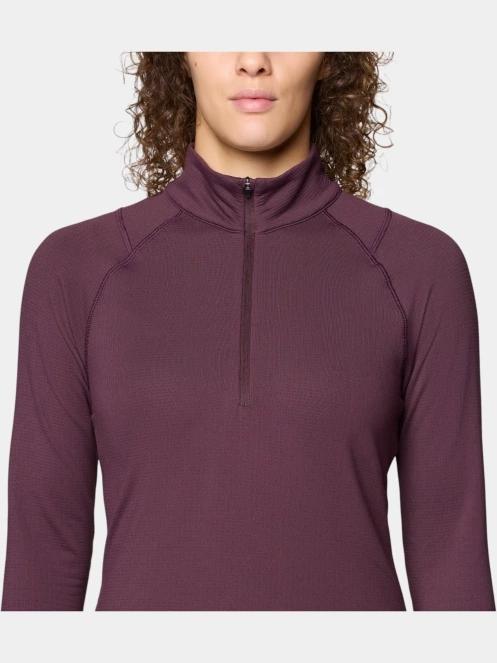 Mountain Hardwear Crater Lake Heavyweight Long Sleeve Half Zip női polár pulóver bordó színben 6