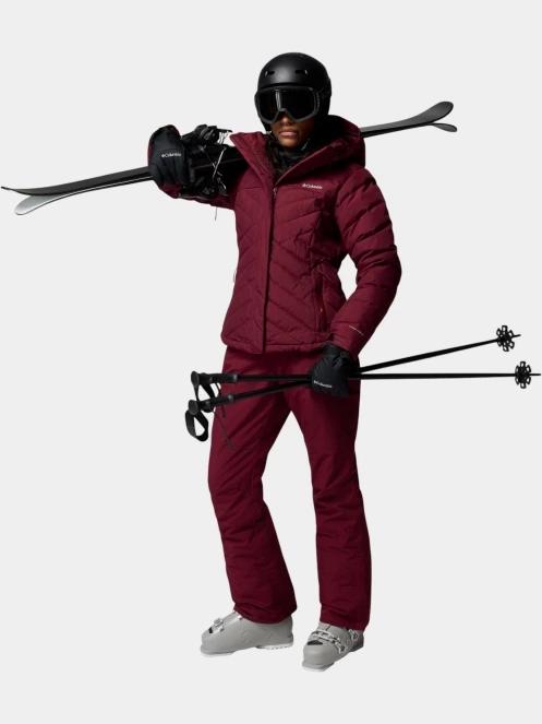 Columbia Lay D Down V Jacket női télikabát piros színben 5