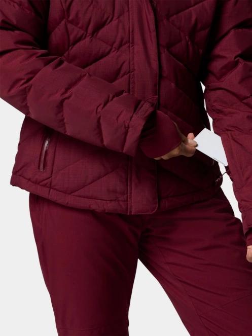 Columbia Lay D Down V Jacket női télikabát piros színben 9
