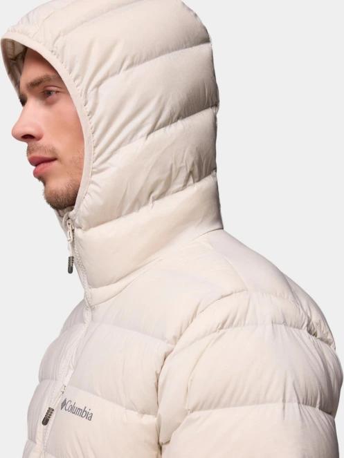 Columbia Drift Peak Stretch Down Hooded Jacket férfi átmeneti kabát homok színben 7