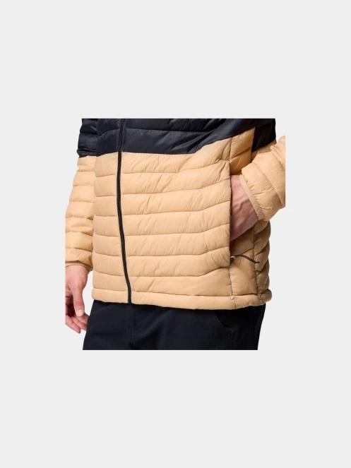 Columbia Powder Pass Hooded Jacket férfi átmeneti kabát homok színben 9