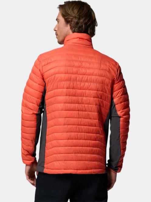 Columbia Powder Pass Hybrid Jacket férfi átmeneti kabát narancssárga színben 4