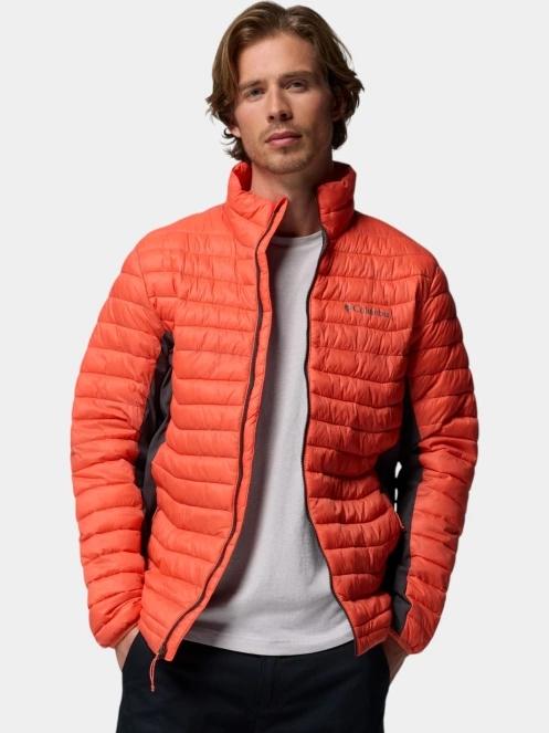 Columbia Powder Pass Hybrid Jacket férfi átmeneti kabát narancssárga színben 5