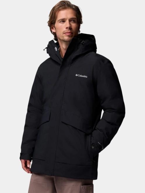 Columbia Street Heights Parka férfi esőkabát fekete színben 3