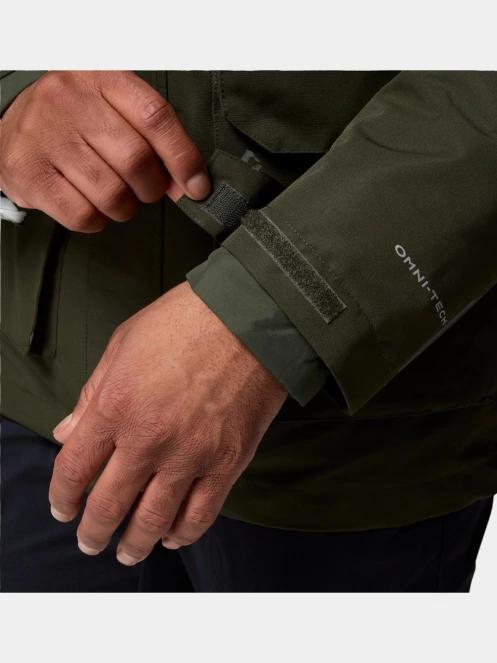 Columbia Landroamer Shirt Jacket Interchange férfi télikabát sötétzöld színben 10
