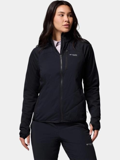 Columbia Arctic Crest Hybrid Full Zip női polár pulóver fekete színben 2