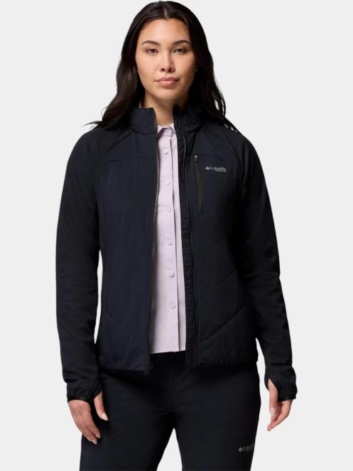 Columbia Arctic Crest Hybrid Full Zip női polár pulóver fekete színben 6