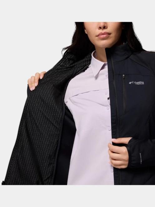 Columbia Arctic Crest Hybrid Full Zip női polár pulóver fekete színben 7