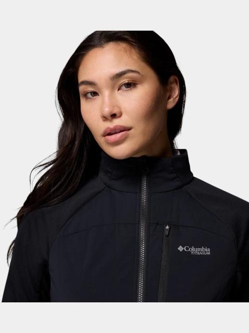 Columbia Arctic Crest Hybrid Full Zip női polár pulóver fekete színben 8