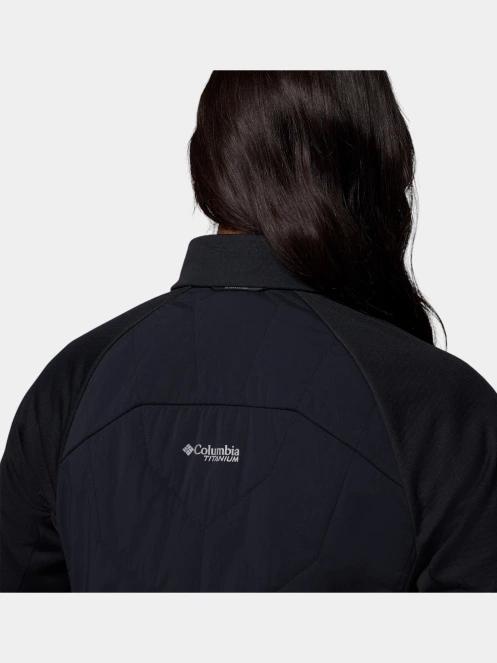 Columbia Arctic Crest Hybrid Full Zip női polár pulóver fekete színben 10