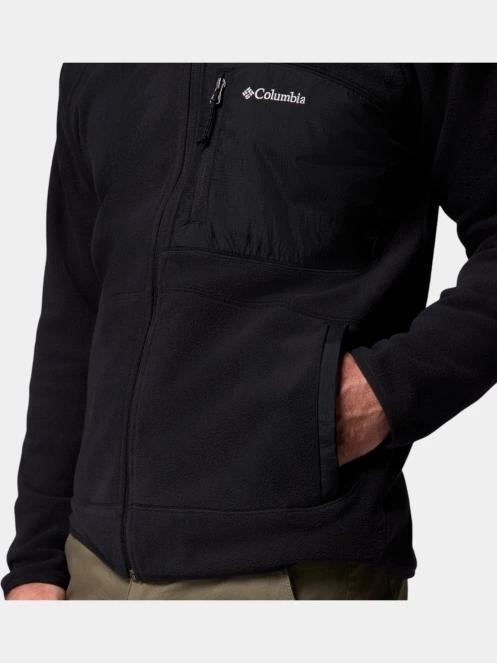 Columbia Fast Trek Overlay Hooded Full Zip férfi polár pulóver fekete színben 7