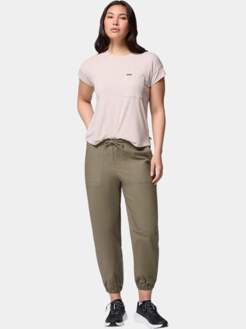 Columbia Roc Ripstop Jogger női hosszú nadrág zöld színben 5