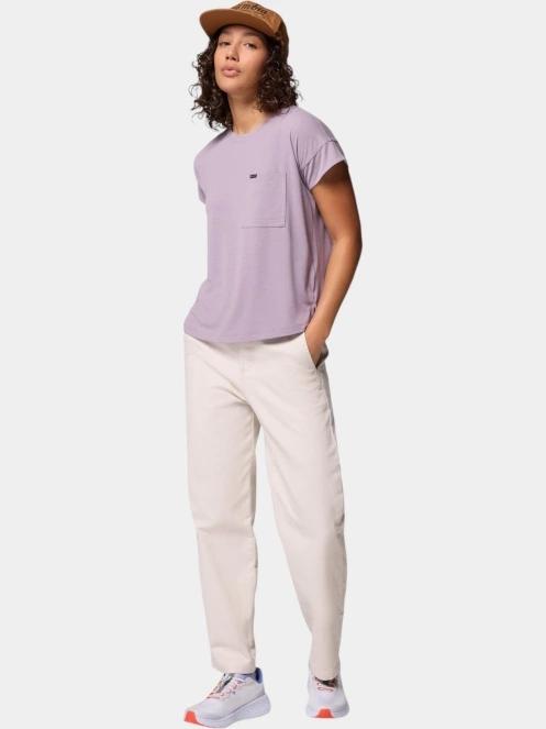 Columbia Roc Straight Leg Pant női hosszú nadrág homok színben 5