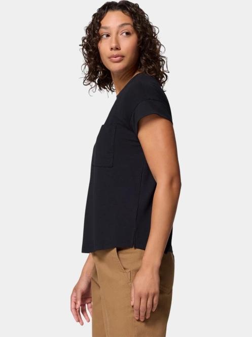 Columbia Daniela Falls Short Sleeve Shirt női rövid ujjú póló fekete színben 3