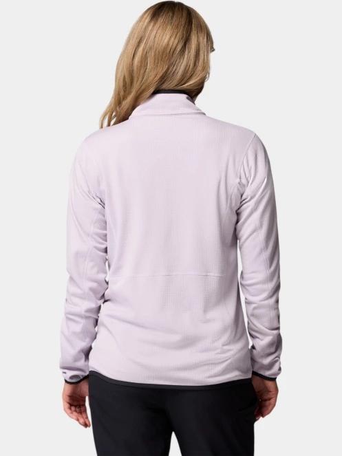Columbia Essential Hike Grid Fleece Full Zip női polár pulóver lila színben 4