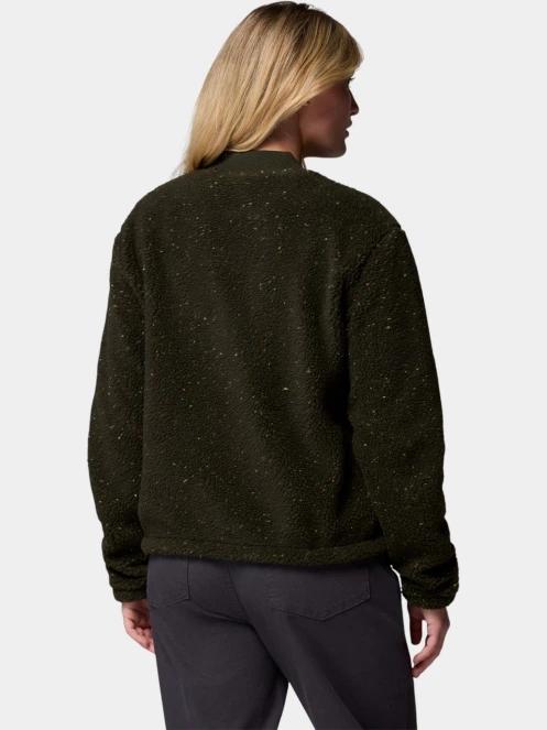 Columbia Stellar Path Fleece Bomber Full Zip női polár pulóver zöld színben 4