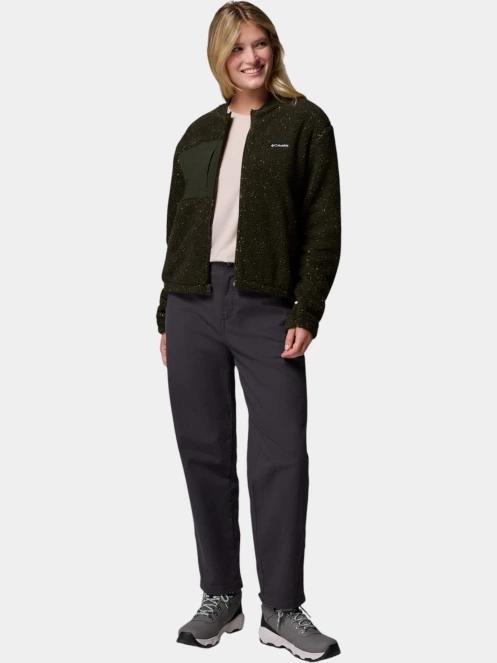 Columbia Stellar Path Fleece Bomber Full Zip női polár pulóver zöld színben 6