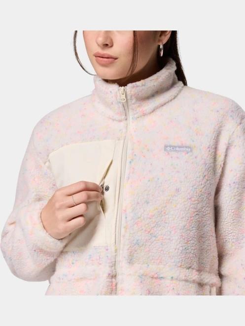 Columbia Stellar Path Fleece Full Zip női polár pulóver rózsaszín színben 9