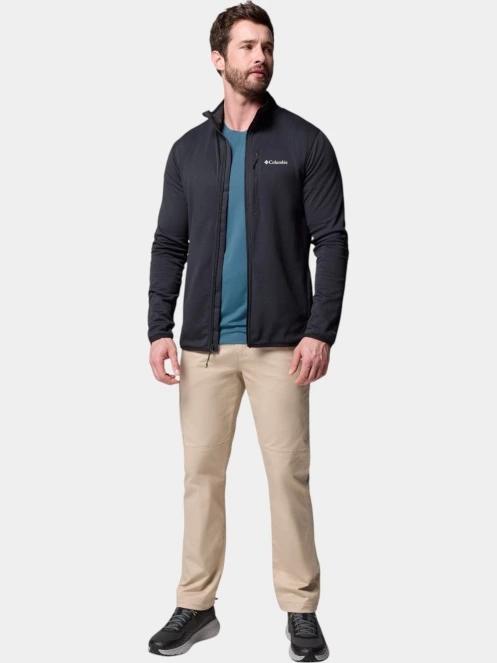 Columbia Essential Hike Grid Fleece Full Zip férfi polár pulóver fekete színben 6