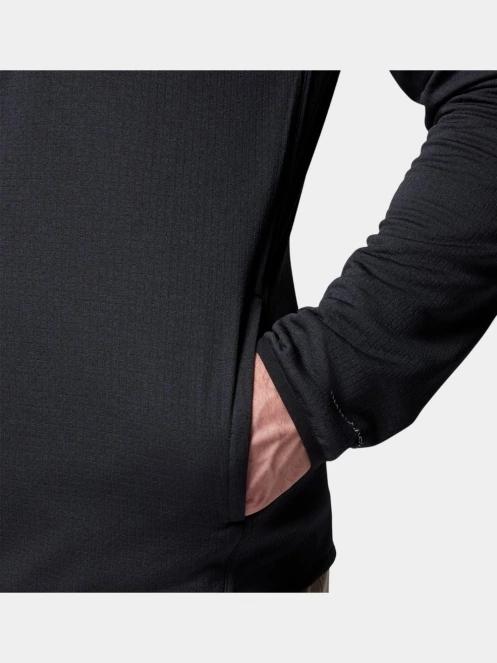 Columbia Essential Hike Grid Fleece Full Zip férfi polár pulóver fekete színben 9