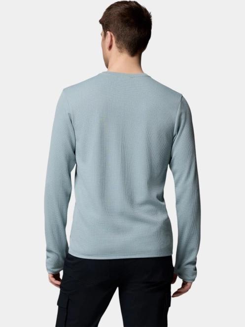 Columbia Tech Trail Utility Warm Long Sleeve Crew férfi hosszú ujjú sport póló kék színben 4