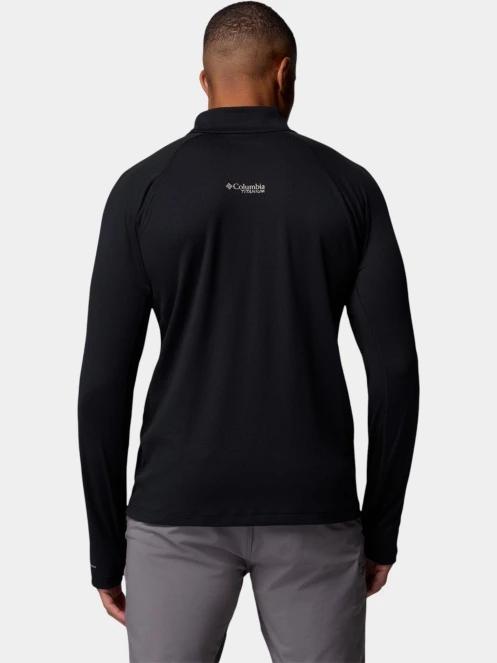 Columbia Driventure Half Zip férfi hosszú ujjú sport póló fekete színben 4