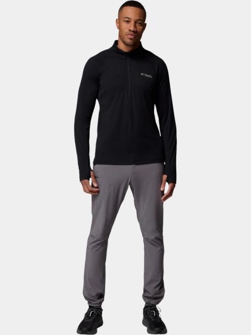 Columbia Driventure Half Zip férfi hosszú ujjú sport póló fekete színben 5