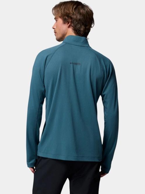 Columbia Driventure Half Zip férfi hosszú ujjú sport póló kék színben 4