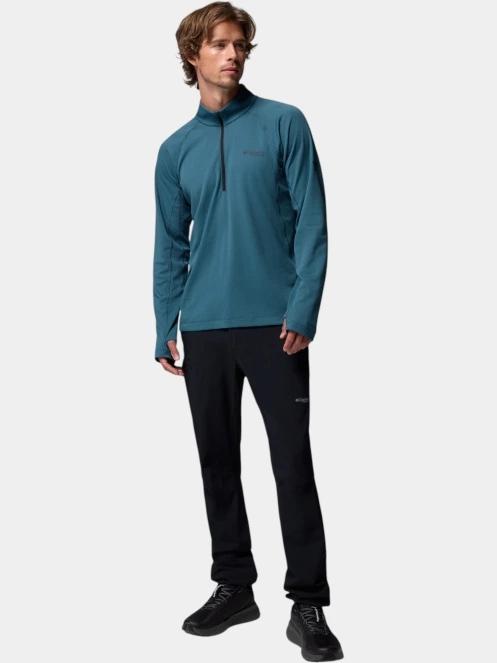 Columbia Driventure Half Zip férfi hosszú ujjú sport póló kék színben 5