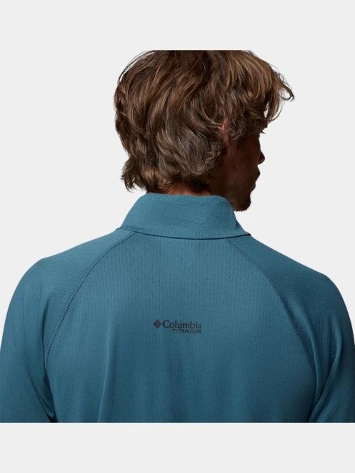 Columbia Driventure Half Zip férfi hosszú ujjú sport póló kék színben 9
